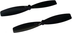 2pcs 60mm Long Black Propellers Blades for 1mm Shaft Diameter 8520 1020 Coreless Electronic Starter DIY RC Drone Accessory Quadcopter