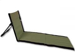 Lightweight Portable Beach Chair with Backrest Cushion - Ergonomic Design Ultimate Comfort During Outdoor Activities (Black)(03)