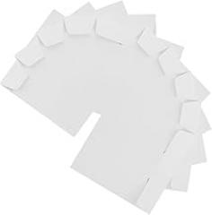 VOSAREA 10pcs Cardboard Cd DVD Mailer Envelopes Cd Storage Sleeves for Moving Lightweight Packaging Scratch Protection