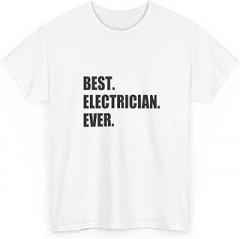 3dRose Best Electrician Ever - Fun Gift for Electronics Job - Black Text