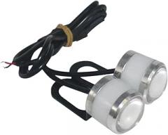 2X Strobe Motorcycle Eagle Eye Light DRL Daytime Running Light For Car Motorbike Falsh Warning Reverse Backup Light Fog Lamp New 2026 High For Reliable Electronic Component