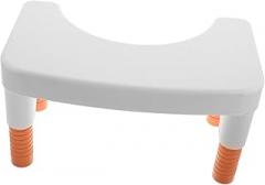 Milisten Adjustable Toilet Foot Stool for Adults Boys and Girls Ergonomic Squatting Stool Adjustable Height Portable Toilet Helper for Comfortable Bowel Movements Non- Design