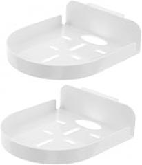 2pcs No Drill Adhesive Floating Wall Mount for Security Cameras Monitors Small Electronics Easy Setup for Indoor Outdoor Use