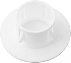 Decorative Wall Hole Cover for AC Pipes & for HVAC Openings – Protective Vent Trim Cap in White, Plastic, 40mm/50mm/60mm/70mm/80mm/100mm Sizes, Pack(40mm)