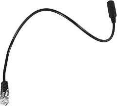 3.5mm Phone to RJ9 Adapter Cable 3.5mm Plug to Female RJ9 Cable Call Centers Adapter Cable Auxiliary Wire