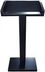 Metal Podium Stand,Teacher Speaker Lecture Classroom Presentation,Versatile Laptop Desk Holder,150kg Load Capacity for School Office Conference(Black)