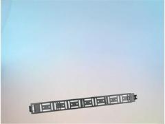 MIDDLE ATLANTIC PRODUCTS LBH-1930-T Black, Horizontal, Lacer BAR, Steel, TELESCOPING