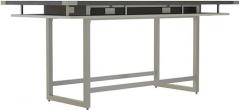 Safco Mirella Conference Table Standing Height - 8' Stone Gray