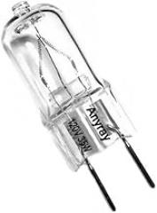 Anyray A1704Y (12)-Pack G8 Base 35W JCD Type Lights Bulbs (Bi-Pin, 120 Volts 35 Watts)