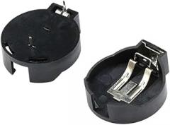 10PCS/Lot CR2450 2450 Coin Cell Button Batrtrery Socket Holder Case 2 Pins Black New 2025 High for Reliable Electronic Component, Precision, Stable Performance