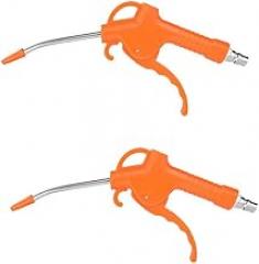 SEIWEI 2PCS Industrial Air Blow Gun, Pneumatic Air Compressor Accessories Tool, Dust Air Blower Gun for Cleaning Workshop Tools, Electronic Components(Barrel Length 105mm/4.13in)