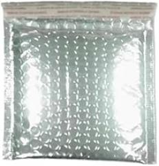 10 Pack Antistatic ESD Safe Shielding Bubble Bag,Silver Aluminum-plated Film Bag for Packing Electronic Accessories Anti-vibration (Silvery Color/Size 150X130mm Long Side Opening)