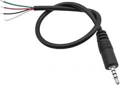 2.5mm 3.5mm 1/8' Mono/Stereo Male Plug Female C0innector 2/3/4 Pole Pin AURX Extension Wire DIY Audlo Headphone Repair Cable New 2026 High for Reliable Electronic Component