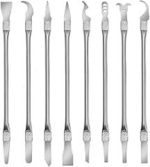 8 Pack Spudger Opening Pry Tool Kit with Thin Blade Stainless Steel Double-Ended Thermal Paste Removal Tool for iPhone Repair Tablet Computer Motherboard Phone IC Chip Laptop Screen Electronics