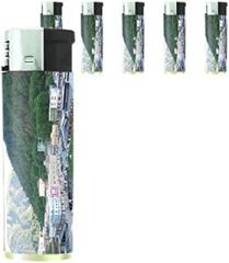 Alaska Scenes Set of 5 Lighters S5 Electronic Refillable Flame Cigarette Smoking