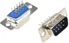 5PCS DP9 Male Pcb Mount Serial Port Connector Insert Plate Type D-Sub RS232 Com Connectors 9pin Plug 9p Adapter For New 2025 High Reliable Electronic Component, Precision, Stable Performance