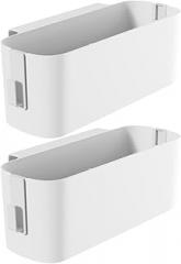 2pcs Bunk Bed Shelf: Bedside Storage Basket with Hook - Nightstand Cord Organizer & Bedside Jewelry Holder - Hanging Bin for Electronics Watches & Key