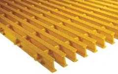 Industrial Pultruded Grating, Span 10 ft.