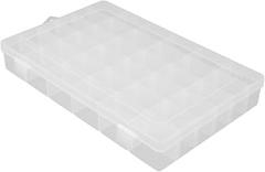 Mipcase Clear Jewelry Storage Box Small Compartment Organizer with Lid for Beads Rhinestones and Electronics Stackable Container for Efficient Storage