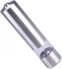 Unomor Stainless Steel Pepper Mill Fineness Electronic Sensor Design for Kitchen Restaurant Use Wear-resistant Transparent Body