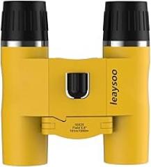 LeaysooYueYing10X25 High Powerful Binoculars for Adults Professional Mini Portable HD Waterproof Compact Binoculars for Travel,Bird Watching,Camping,Hunting,Games Stargazing Cruise Carrying Bag