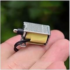 DC 3V 3.7V Solenoid Electromagnet Through Push-Pull Frame Type Electromagnetic Lock 2.5mm Stroke Electronic Magnet LIUZIIHAYIN