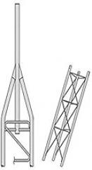 ROHN 45SS010 45G Series 10' Self Supporting Tower Kit, No Ice