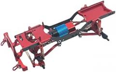 BAIJAC MN Model 1/12 D90 D91 D96 MN98 MN99S RC Car Metal Upgraded Frame Model Frame Full Vehicle Without Tires Electronic Equipment (Color : Red)