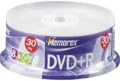 Memorex 30 pack of DVD+R