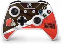 Skinit Decal Gaming Skin Compatible with Xbox One S Controller - Officially Licensed NFL Cleveland Browns Design