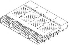 Molex/Waldom, 100017-7242, zQSFP 1-by-4 Cage Assembly with Spring Fingers Cl (10 Item/s)