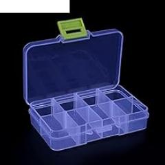 8 Slots Cells Portable Jewelry Tool Box Storage Box Container Ring Electronic Parts Screw Beads Organizer Plastic Case Toolbox
