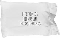 EzGift Funny Electronics Pillowcase Friends are The Idea for Hobby Lover Fan Quote Friendship Pillow Cover Case 20x30