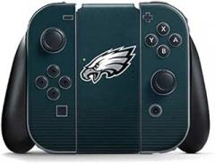 Skinit Decal Gaming Skin Compatible with Nintendo Switch Joy Con Controller - Officially Licensed NFL Philadelphia Eagles Breakaway Design