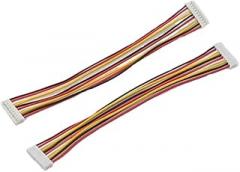 10Pcs JST 1.25mm Electronic Wire Terminal Wire Double Head 10/20/30cm Cable 28awg Double Head Same Side/Reverse Side Connector(Same Side,10CM_1)