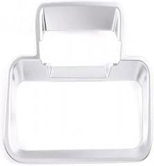 Car Accessories Compatible with Land Rover Range EvoqueL551 19-20 Electric Tailgate Switch Decorative Frame Electronic Handbrake Cover(Silver)