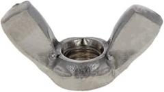 M5 Butterfly Wing Nuts Stainless Steel 201 Wing Nuts Silver Hand Twist Tighten Ear Wingnuts Metric, Fasteners Parts Wing-Nut 6PCS for Mechanical Electronic Furniture Decoration