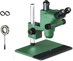 Industrial Grade Triple-Eye Binocular Microscope for Electronic Component Maintenance
