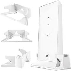 for Starlink Router Mount and Cable Wrap Cord Around Back of The Bracket for a Clean Look and Appearance,Starlink Gen2 Router Wall Mount WiFi V2 Mesh Mounting Kits Holder
