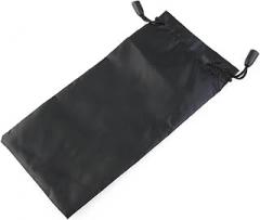 COLLBATH 12pcs Sunglasses Storage Pouch Eyeglasses Organizer Bag Dustproof Drawstring Pouches for Jewelry Electronics and Accessories Black