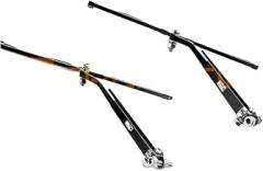 1 Pair Silver Metal Windshield Wiper for 1/10 1/8 Rc Tracked Vehicle Trx4 G500 Trx6 G63 K5 Scx10 Jkmax Vs-4 Km4 Rgt Yikong Wiper