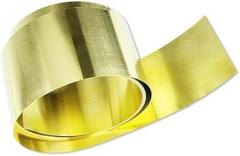 Brass Metal Foil Plate 39 Inch*4 8 Inch, Film Brass Foil Plate 0.08mm, High Hardness Brass Strip for Electronic Components(4 inch)