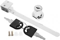 Glass Cabinet Lock Electronic Locking Display Cabinet Secure Sliding Door Lock Key