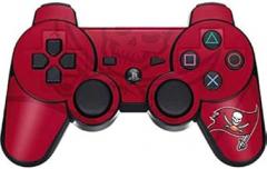 Skinit Decal Gaming Skin Compatible with PS3 Dual Shock Wireless Controller - Officially Licensed NFL Tampa Bay Buccaneers Double Vision Design