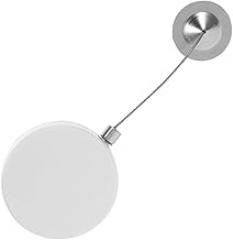 Uonlytech Retractable Steel Wire Cable Lock with Remote Control, 1-Meter Anti-Theft Security Wire Rope Lock with Tail Clip and Iron Cap for Electronics and Luggage