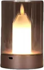 Flameless Illuminant for Home Decor, Gesture Control Dimmable LED Illuminant Light, Realistic Flame Flickering Tabletop Electronic Candle for Centerpiece, Home, Festival