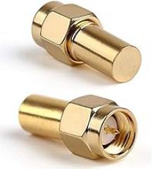 DHT Electronics RF coaxial Connector Adapter SMA Male coaxial Termination Loads 1W DC- 3.0GHz 50 ohm Pack of 2