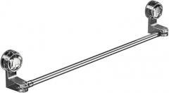 Adjustable Stainless Steel Suction Cup Towel Bar - No Drilling Wall Mounted Rack Kitchen Bathroom (50-100cm)(30-60cm)