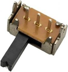 20Pcs 1P2T Slide Switch Toggle Switch 2 Position 3 Pin On-Off DIP for DIY Power Electronic Projects PCB DC 50V 0.5A(SK12D07VG 6mm)