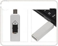 Electronic Rechargeable Cigarette Lighter, Flameless USB Lighter